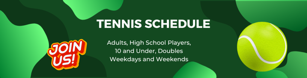 tennis schedule